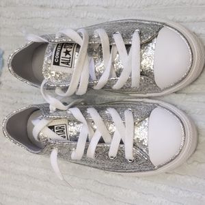 Little Kids Sparkle Converse Sneakers